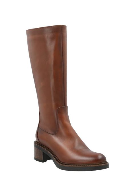 Bota Cuero Mujer Eloise Café Claro-1