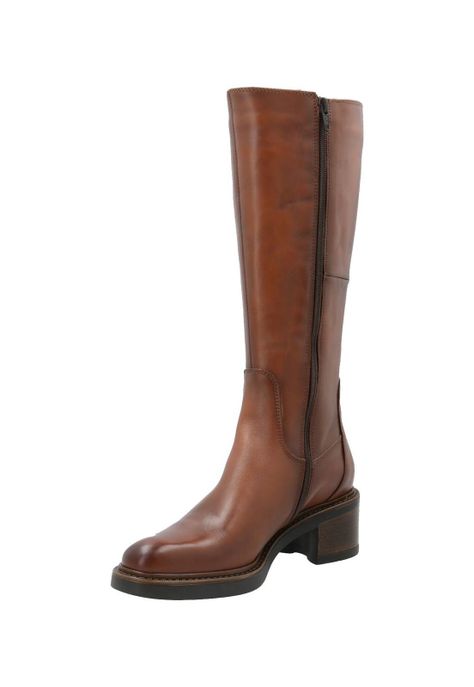 Bota Cuero Mujer Eloise Café Claro-4