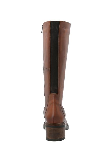 Bota Cuero Mujer Eloise Café Claro-6