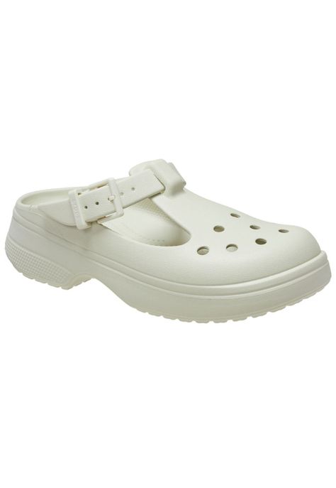 Zueco Crocs Mujer Cls Mary Jane Clog Blanco-6