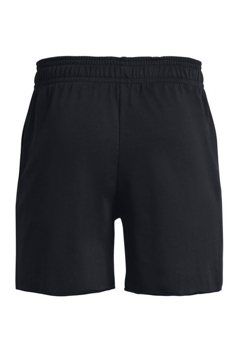 Shorts Rival Terry de 6" para hombre Negro-1