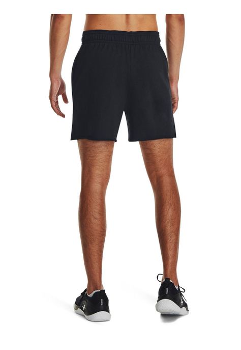 Shorts Rival Terry de 6" para hombre Negro-4