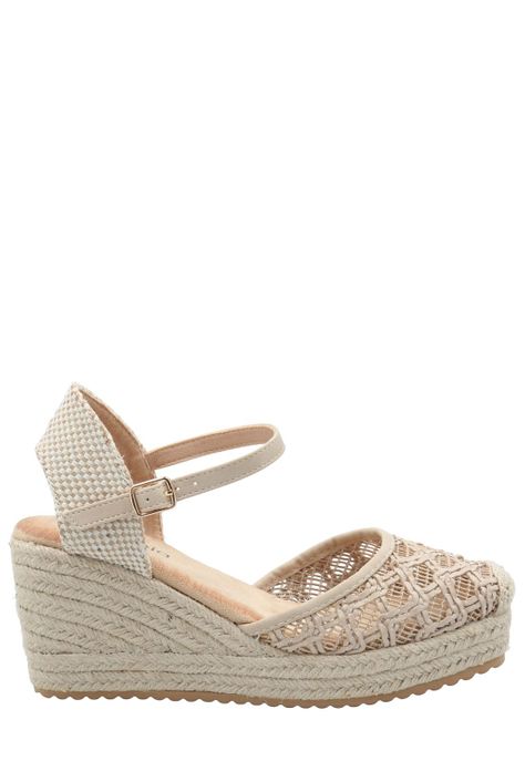 Sandalia Mujer Giotto Beige -1