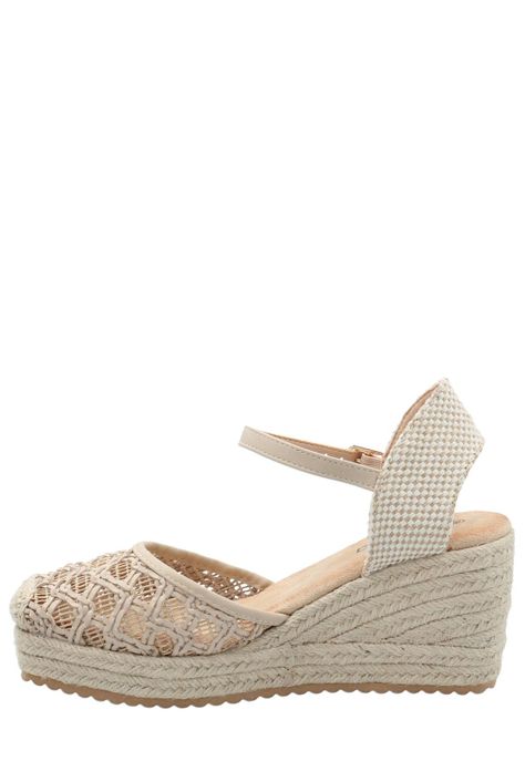 Sandalia Mujer Giotto Beige -5