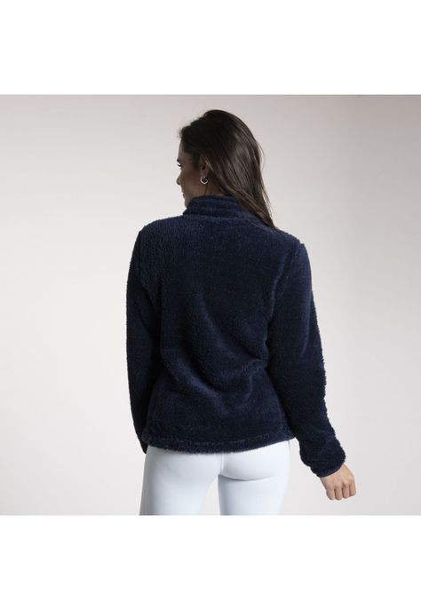 Polar Mujer Shaggy Isha Ii Azul Marino-2