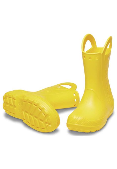 Bota de agua Crocs Niña Handle It Boot K Amarillo-3