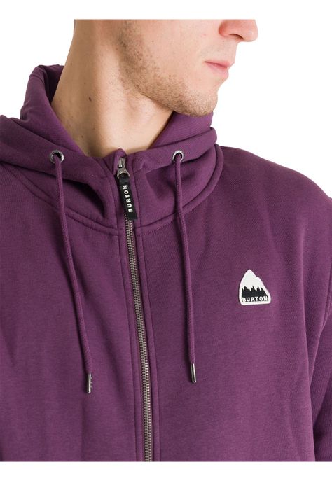Polerón Hombre Mountain Patch Morado Burton-4