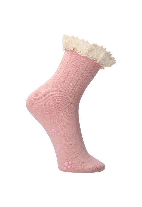 Calcetín Casual Ak Lady Rosado Niña-0
