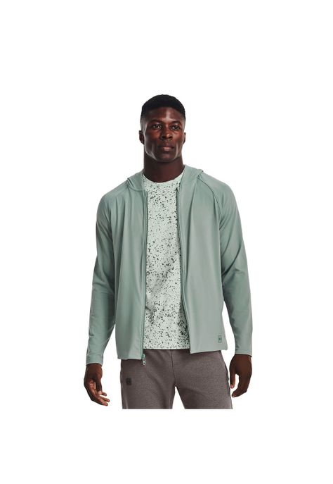 Polerón UA Meridian Full ZIP hombre Gris-3