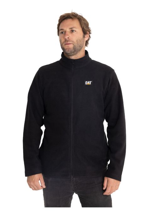 Polar Casual Hombre Microfleece Full Zip Negro-0