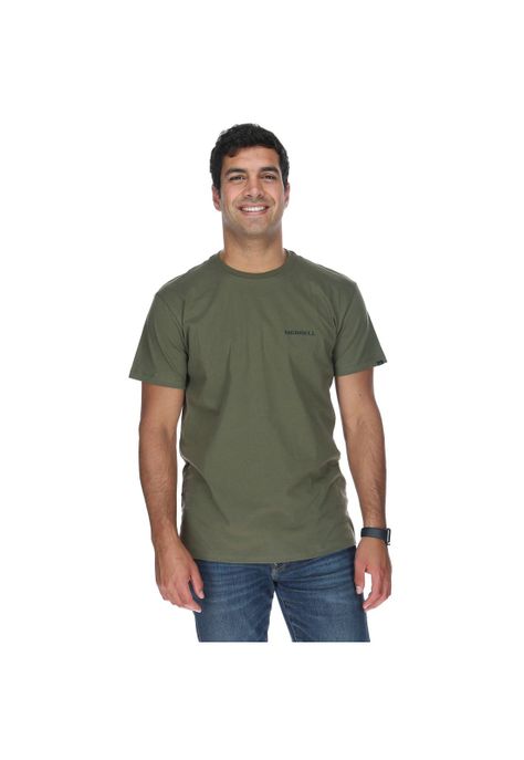 Polera M/C Hombre Jeep Tee Oliva-0
