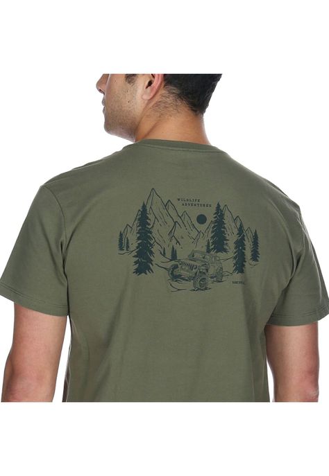 Polera M/C Hombre Jeep Tee Oliva-3