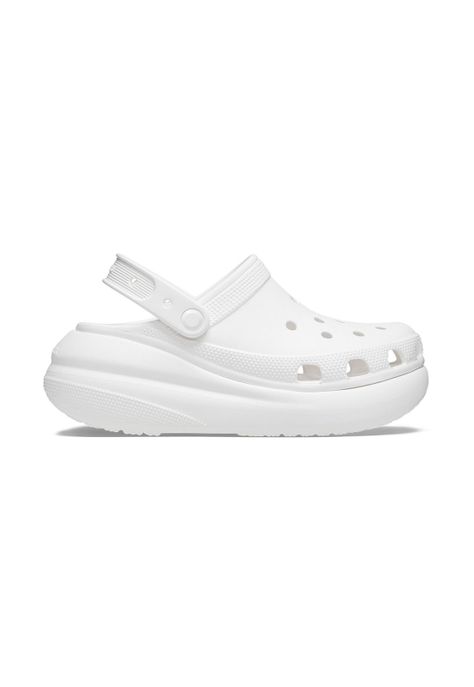 Zueco Crocs Mujer Crush Clog Blanco-0