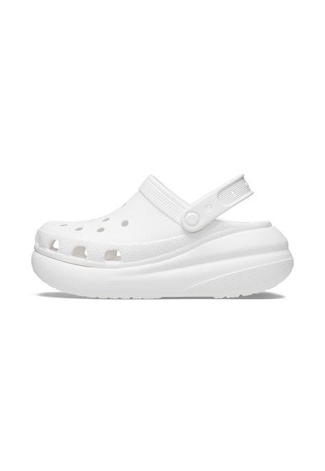 Zueco Crocs Mujer Crush Clog Blanco-1