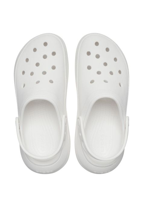 Zueco Crocs Mujer Crush Clog Blanco-4