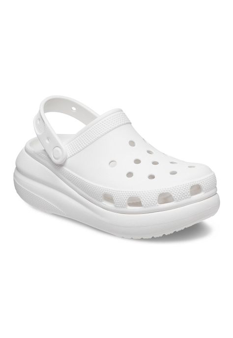 Zueco Crocs Mujer Crush Clog Blanco-6