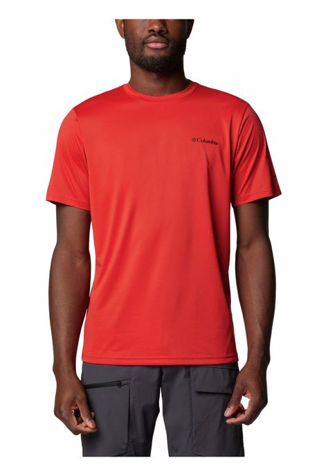 Polera Hombre Hike Crew Rojo-0