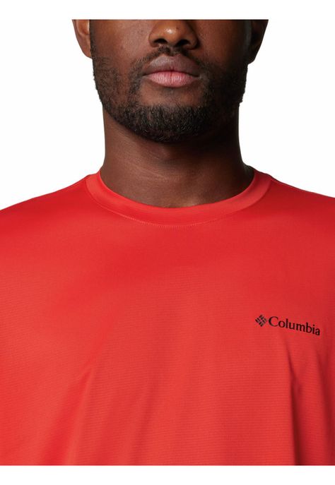 Polera Hombre Hike Crew Rojo-3