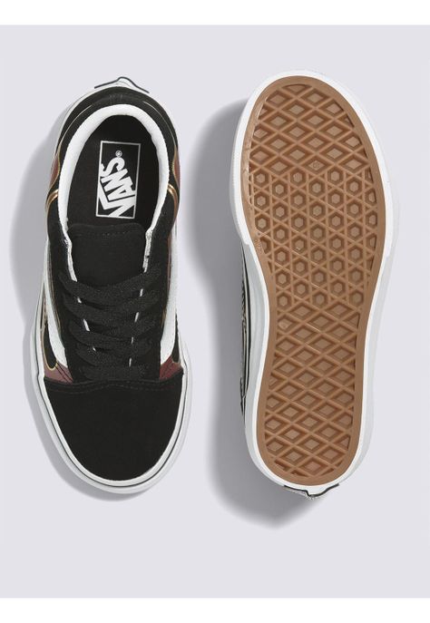 Zapatilla Urbana Niño Old Skool Negro -3