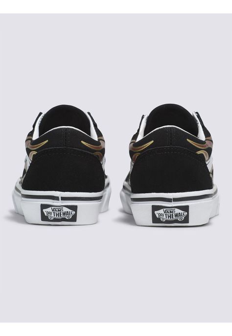 Zapatilla Urbana Niño Old Skool Negro -4