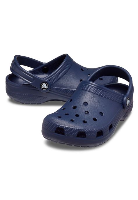 Zueco Crocs Niño Classic Clog T Azul Marino-3