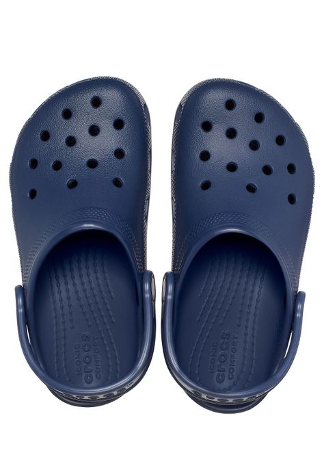 Zueco Crocs Niño Classic Clog T Azul Marino-4