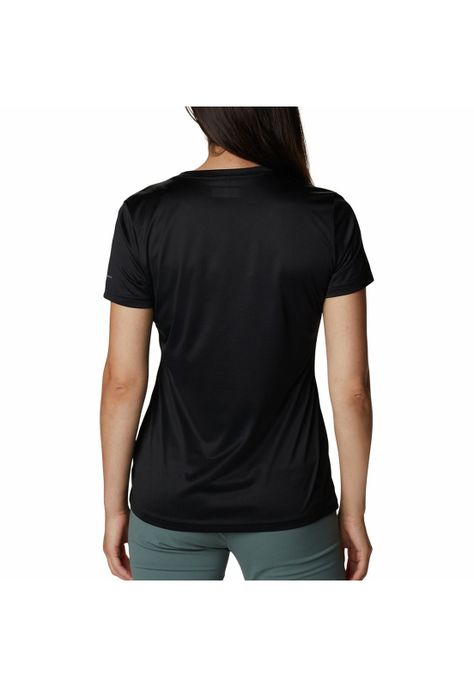 Polera Polo Mujer Columbia Hike Ss Negro-3