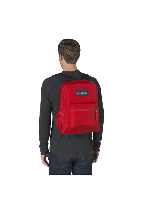 Mochila Unisex Cross Town Rojo-1