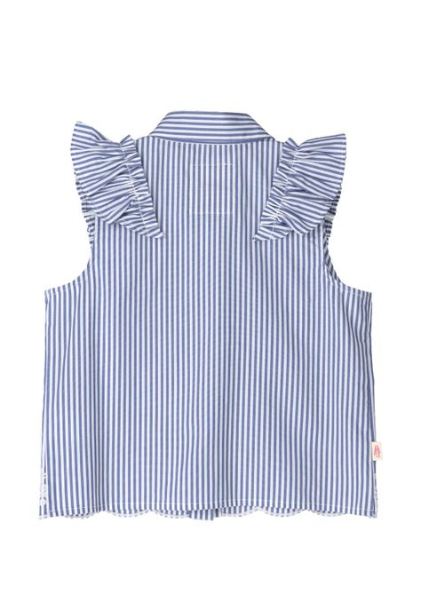 Blusa Niña Elisa Azul-5