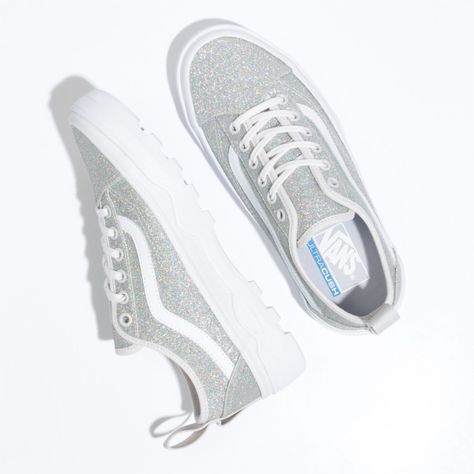 Zapatilla Unisex Sentry Old Skool Wc Glitter Gris-1