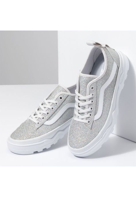 Zapatilla Unisex Sentry Old Skool Wc Glitter Gris-3