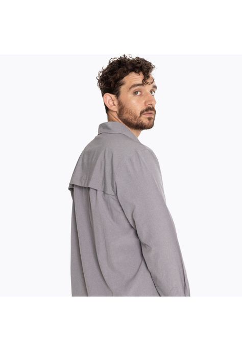 Camisa Hombre Outdoor Shirt Gris-3