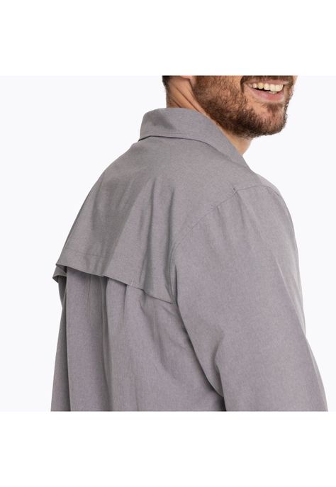 Camisa Hombre Outdoor Shirt Gris-4