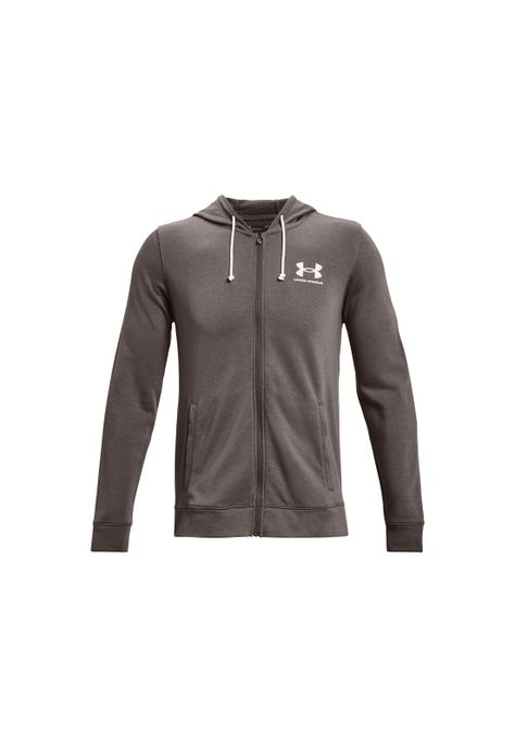 Buzo Hombre Ua Rival Terry Lc Fz Café-0