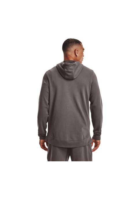 Buzo Hombre Ua Rival Terry Lc Fz Café-4