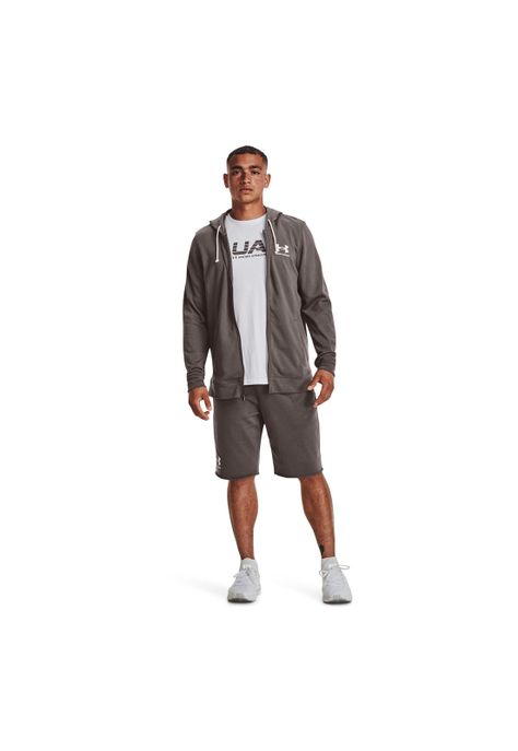 Buzo Hombre Ua Rival Terry Lc Fz Café-5