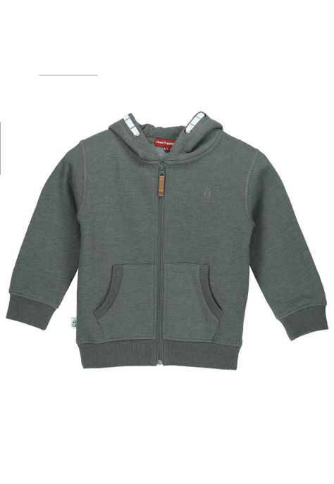 Polerón Niño Clasico Gris Oscuro-0