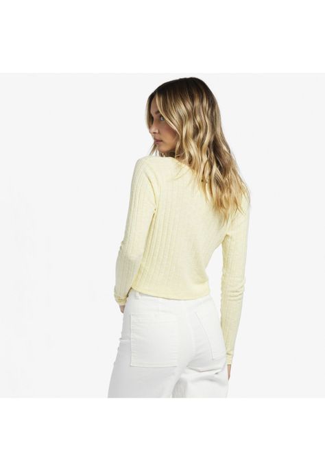 Sweater Little Somethin J Sw Amarillo Mujer-1