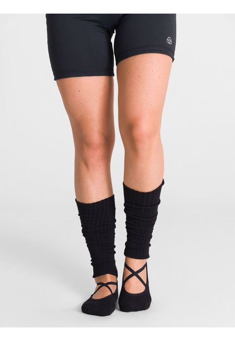 Calcetin Mujer Strap Grip Long Negro-1