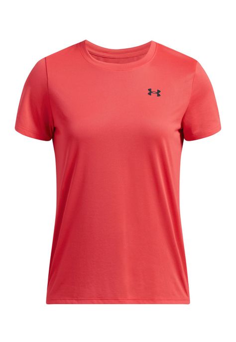 Polera manga corta Tech para mujer Rojo-0