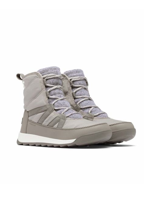 Bota Textil Whitney Ii Plus Lace Gris Mujer-1
