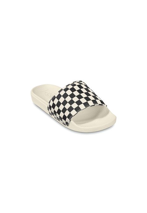 Sandalia Mujer Wm La Costa Slide-On Checker Black-0