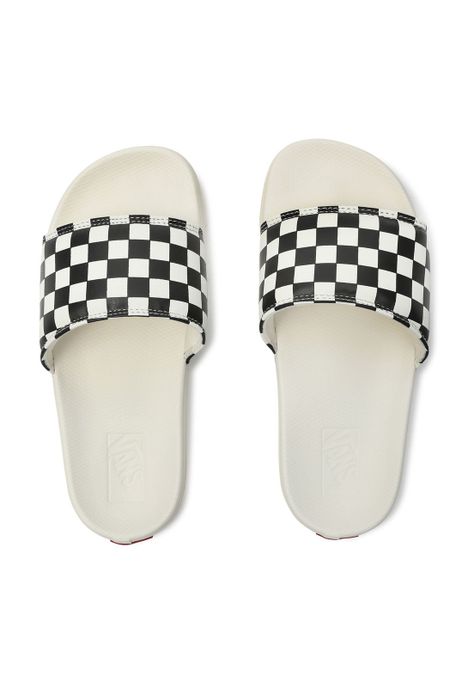 Sandalia Mujer Wm La Costa Slide-On Checker Black-1