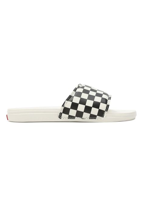 Sandalia Mujer Wm La Costa Slide-On Checker Black-3