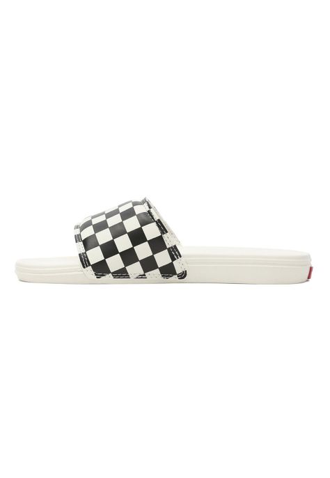 Sandalia Mujer Wm La Costa Slide-On Checker Black-4