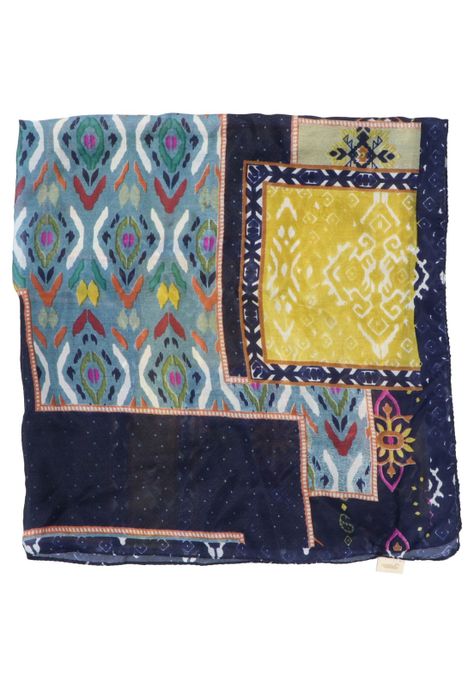 Pañuelo Seda Mujer RKF Silk Patch MultiColor-2