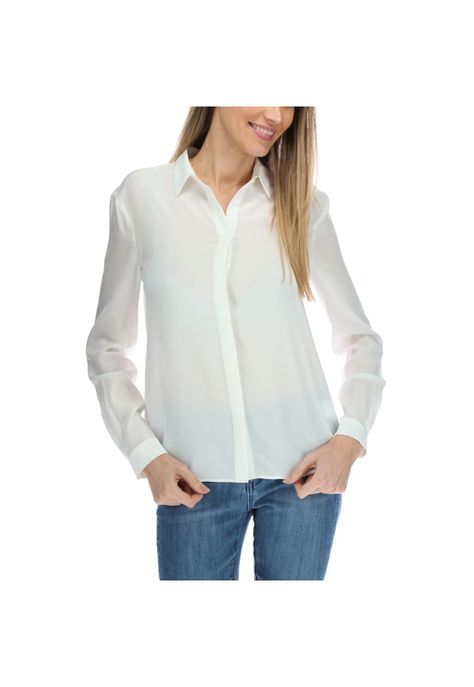 Blusa Manga Larga Mujer Belisa Crudo-0