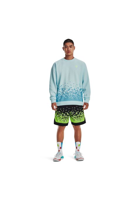 Short Curry Collab Mesh para hombre Negro-5