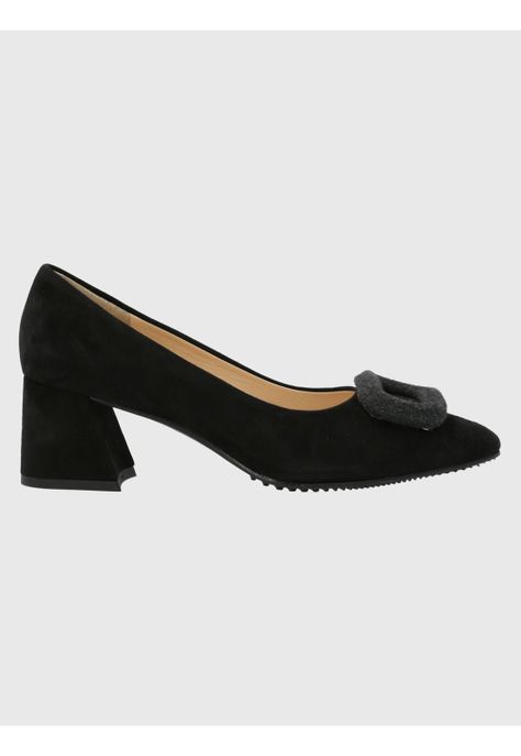 Zapato Cuero Mujer Alonza Negro-1