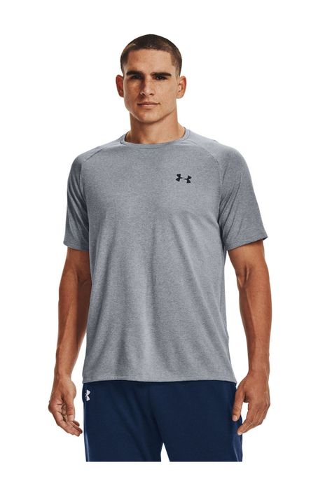 Polera manga corta tech 2.0 hombre GRIS-3